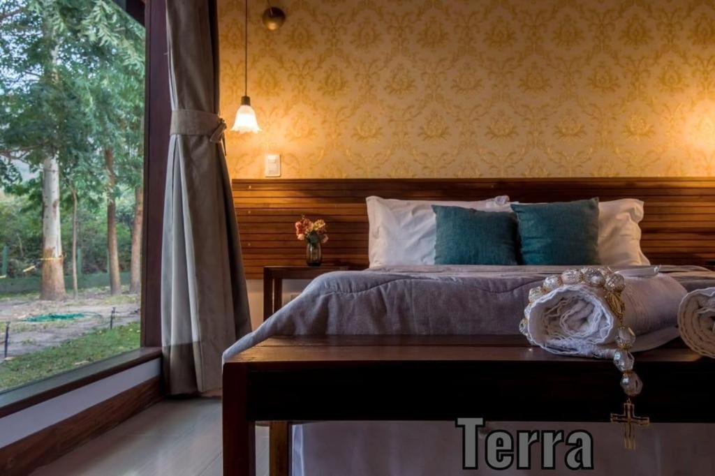 Quarto Duplo com Vista do Jardim