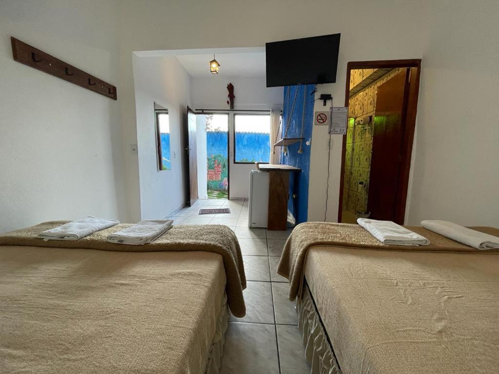 Quarto Quádruplo com Vista do Jardim