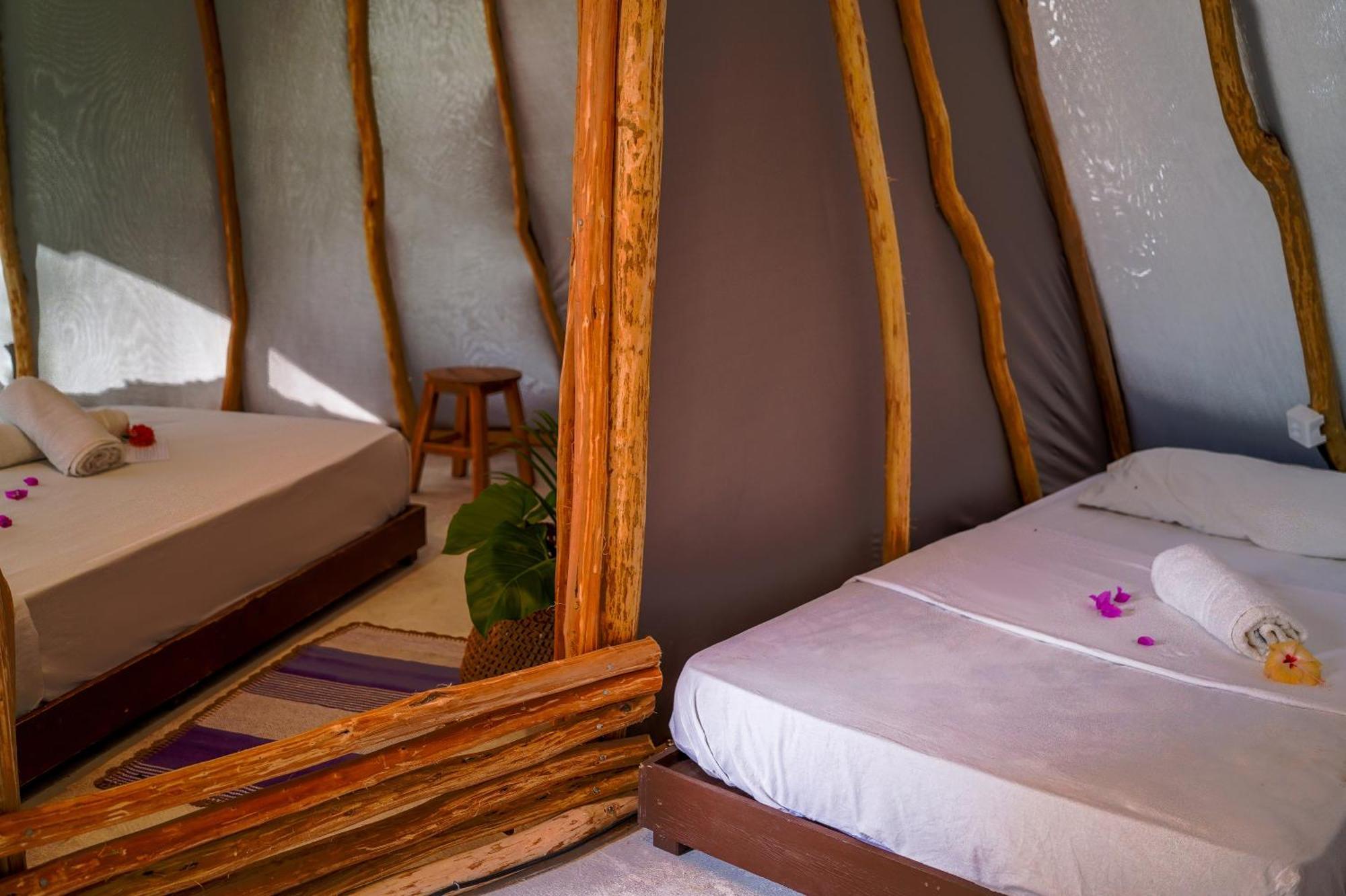 Family Tent with Private Bathroom