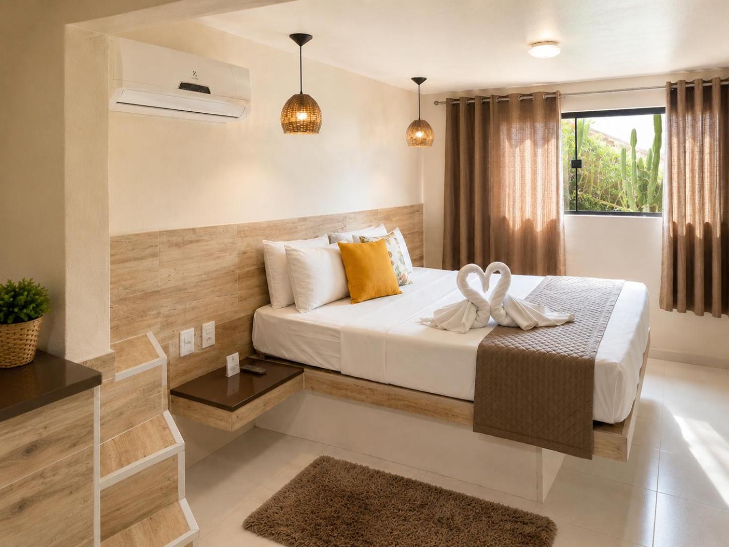 Quarto Queen com Vista para o Jardim