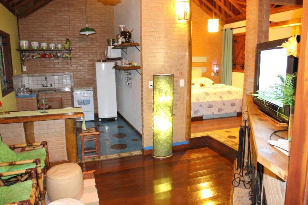 Chalé com Banheira de Hidromassagem