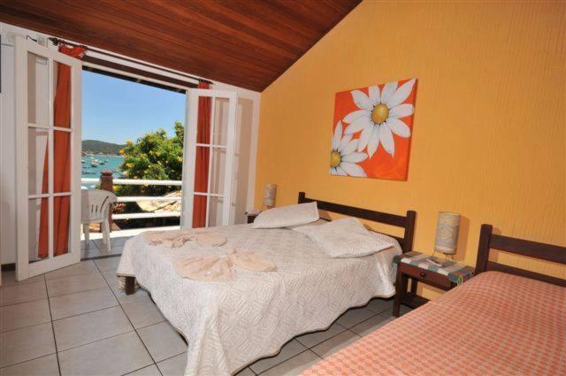Quarto Triplo Superior com Vista do Mar