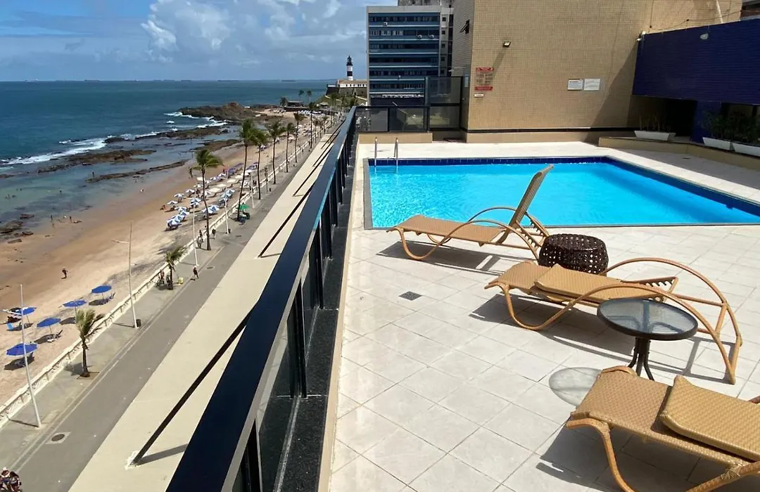 Apartamento Aconchegante Flat Beira Mar Praia Farol Da Barra-1