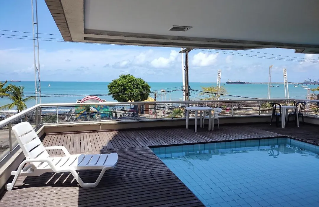 Villa Costeira Flat Vista Mar Praia Beira Mar A Fortaleza-1
