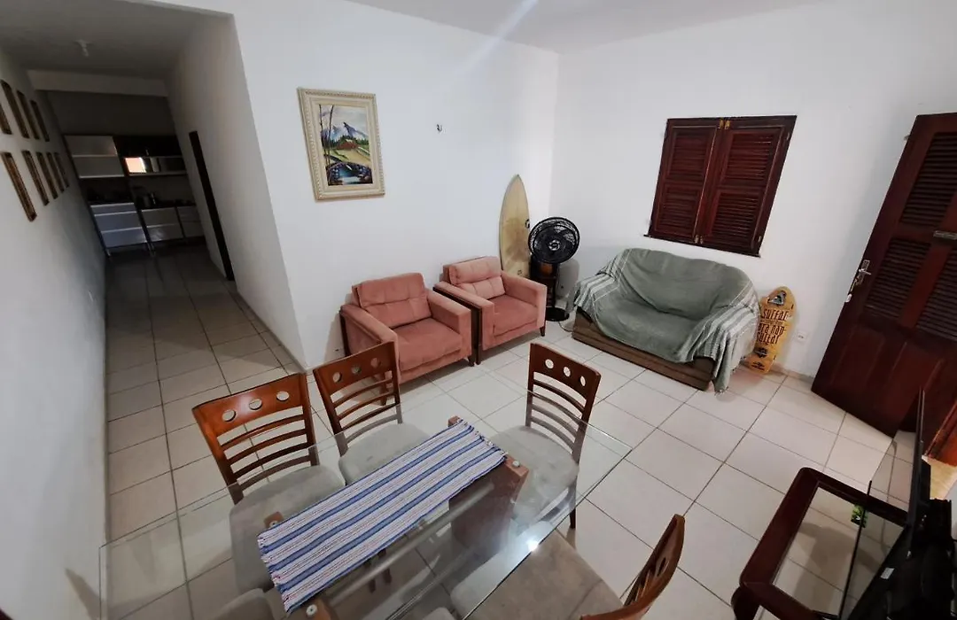 Casa 3Qtos Mobiliada, Em Condominio Fechado, A 100 Mts Da Praia-1