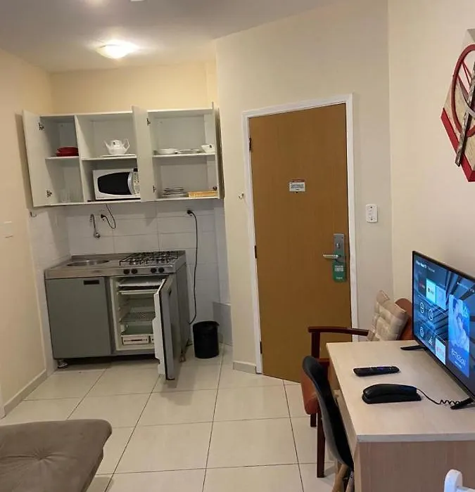 Flat Na Praia Do Gonzaga Em Santos! Consulte Condicoes Para O Ano Novo!-1
