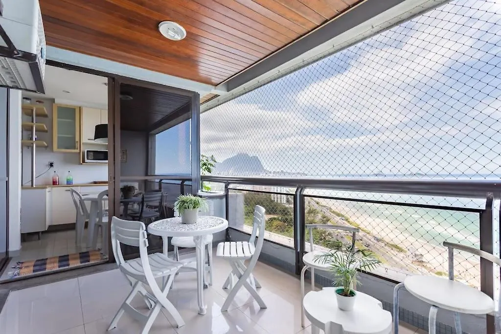 Vista De Cinema Do 19 Andar Da Praia Barra Da Tijuca - Portaria 24H, Estacionamento, Wi-Fi 35Mbps, Ar Condicionado - Banheiro Recem Reformado-1