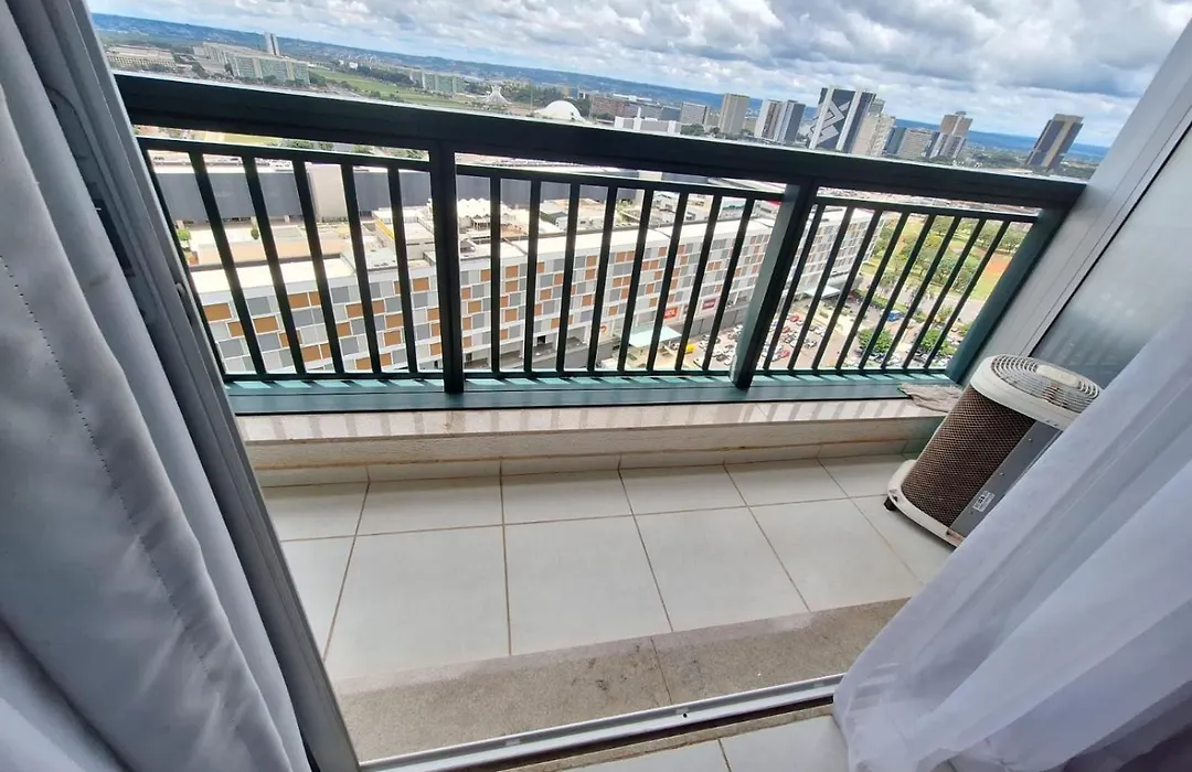 Hotel Vision Hplus, Flat Moderno E Completo Com Varanda, Brasilia-1