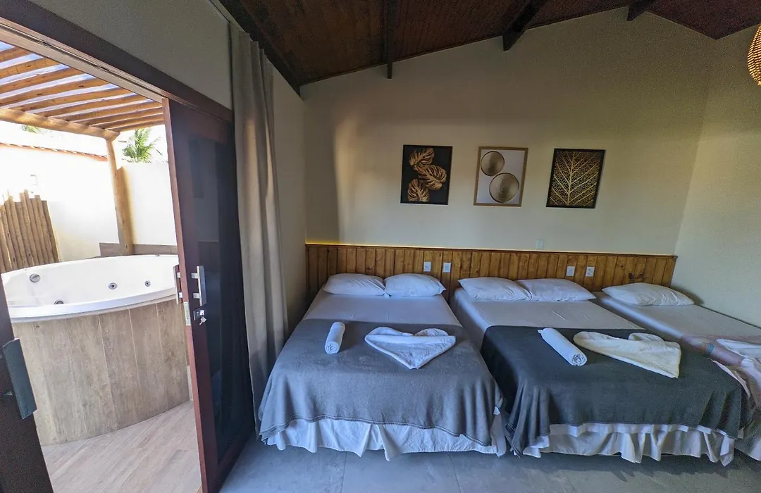 Pousada Lua Nova Pipa Chales Com Hidromassagem E Jacuzzi-1