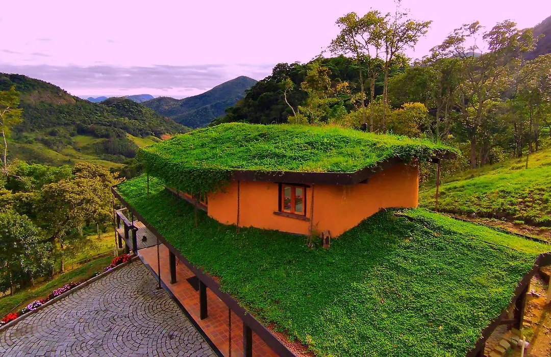 Eco Lodge de Construção Natural com Vista Panorâmica-1