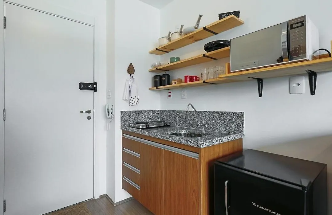 Aconchegante Studio No Bras Com Piscina/Metro Bras-1