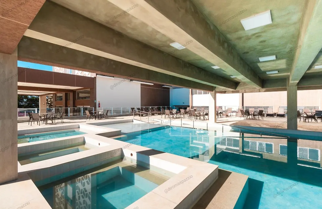 Spazzio Diroma Com Entrada Ao Acquapark Gratuito, Apartamento 840 Vista Para A Piscina-1