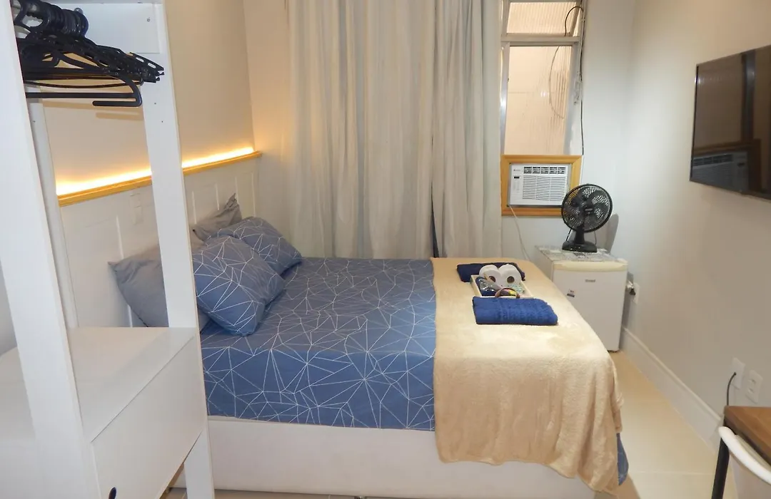 Flat Atlantica Na Orla De Copacabana Posto 6-1