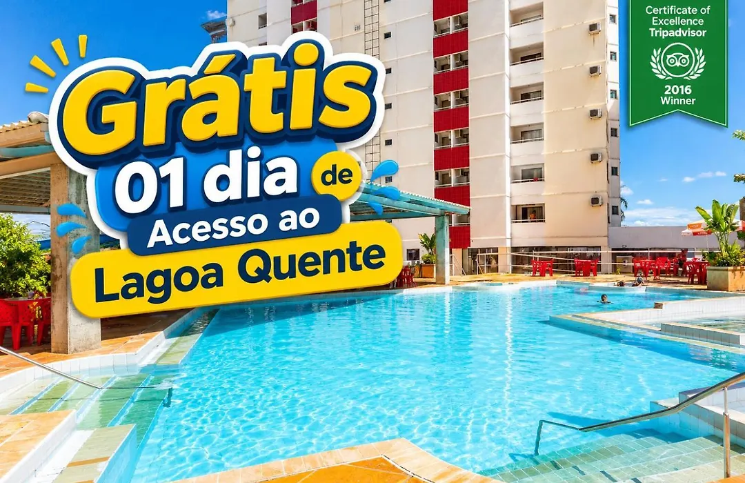 VILLAS diRoma Caldas Novas, com piscina 24h com um dia no Lagoa Quente-1