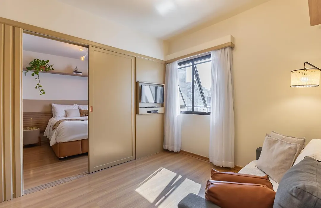 Flat Al Lorena, Jardins com estacionamento grátis, wifi e piscina-1