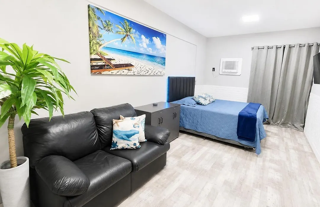 Flat conforto com Hidro privativa próximo à praia-1