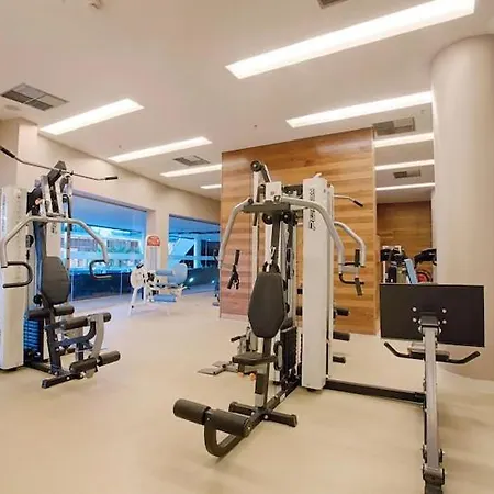 Flat Hotel Fusion Com Varanda & Garagem A219-2