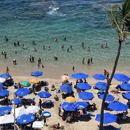 Apartamento Aconchegante Flat Beira Mar Praia Farol Da Barra-2