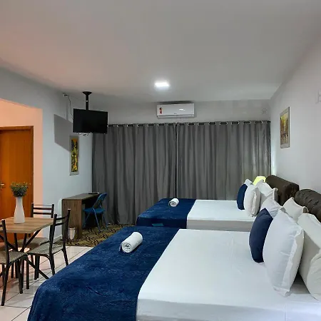 B & A Suites Inn Hotel - Quarto Luxo Safira-2