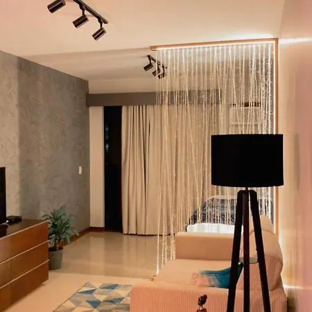 Lindo Apart Lake Side com banheira-3