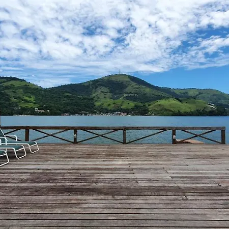 Casa Beira Mar Com Deck Em Angra Dos Reis-3