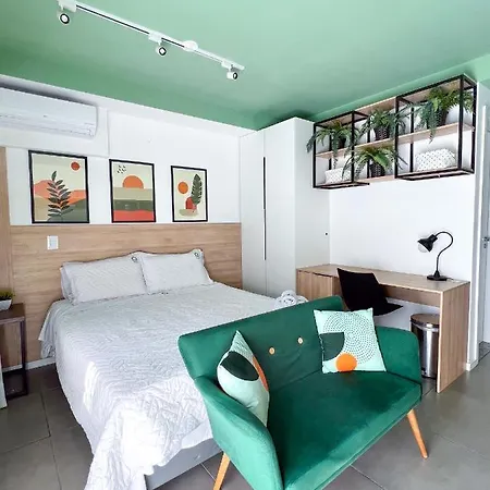 Apartamento Para Renovar As Energias - Cama Queen-2