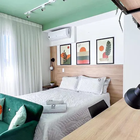 Apartamento Para Renovar As Energias - Cama Queen-3