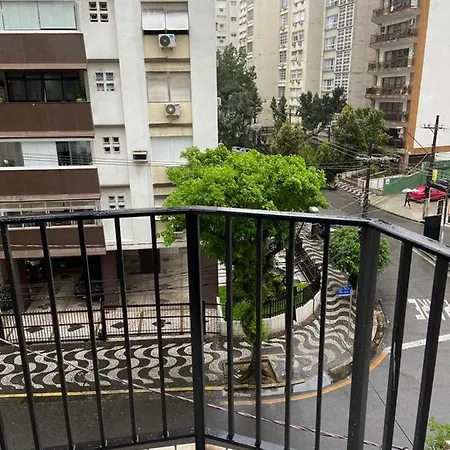 Flat Na Praia Do Gonzaga Em Santos! Consulte Condicoes Para O Ano Novo!-3