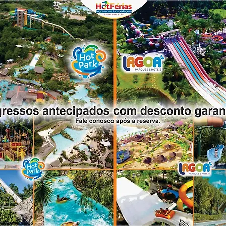 HotFérias - Flat no Enseada Caldas Novas, acesso ao Lago e pesca permitida, próx ao Náutico Praia Clube-2