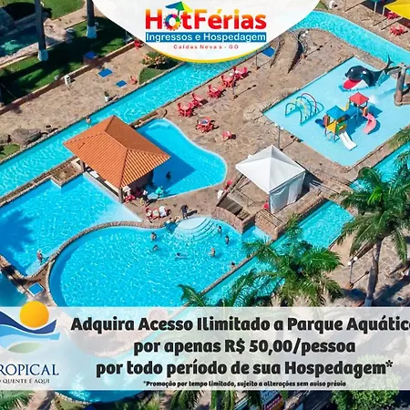 HotFérias - Flat no Enseada Caldas Novas, acesso ao Lago e pesca permitida, próx ao Náutico Praia Clube-3