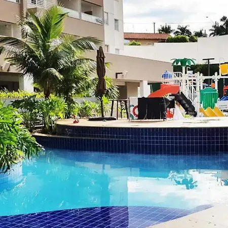 Flat no Olimpia Park Resort (ao lado do Thermas dos Laranjais)-2