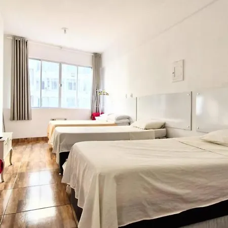 Apartamento Copacabana Saleta, Quarto Grande Com Ar Cond Wi-Fi A 2 Qds Da Praia-2