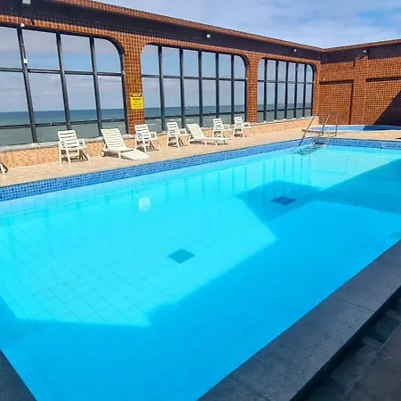 Flat Pasárgada 712 - apt com vista para a Praia da Costa, academia moderna, piscinas panorâmicas, minimercado e lavanderia-3
