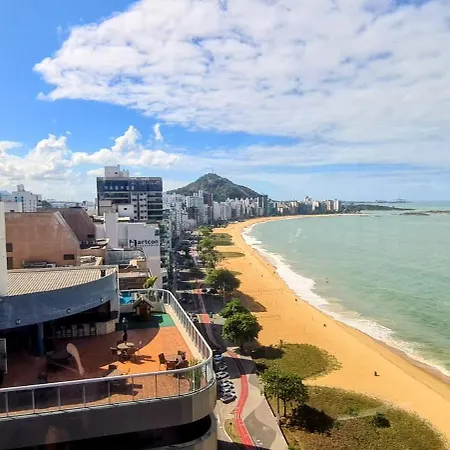 Flat Pasárgada 712 - apt com vista para a Praia da Costa, academia moderna, piscinas panorâmicas, minimercado e lavanderia-2