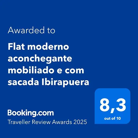 Flat Moderno Aconchegante Mobiliado E Com Sacada Ibirapuera-3