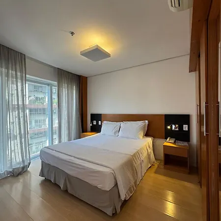 Get A Flat 701-Suite Com Terraco E Parede De Vidro | Ibirapuera Jardins-3