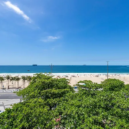 Deslumbrante Vista Para A Praia De Copacabana.-3