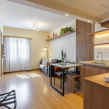 Flat Al Lorena, Jardins com estacionamento grátis, wifi e piscina-3
