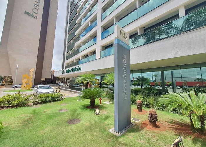 Flat No Athos Bulcao Hotel, 14º Andar, Vista Da Cidade, Ao Lado Da Esplanada Dos Ministerios E Do Estadio Mane Garrincha, Smart Tv, Wi-Fi, Piscina, Academia, Estacionamento Gratis, De Frente Ao Brasilia Shopping By Rei Dos Flats