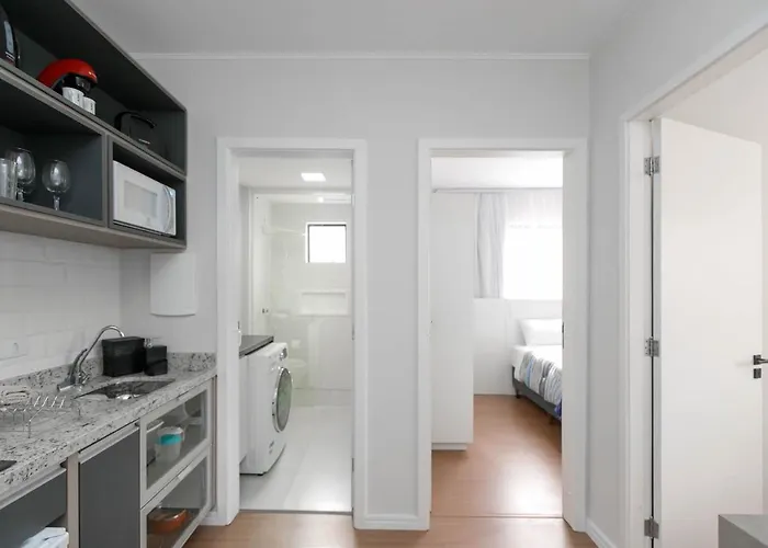 Studio Com 2 Quartos E 2 Camas Casal - Sbo006 Curitiba