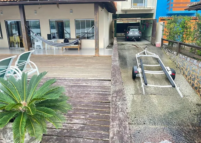 Casa Beira Mar Com Deck Em Angra Dos Reis Vila