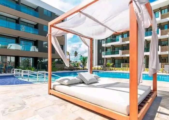 Flat Luxo No Mana Beach Em Muro Alto 4 Pessoas Pôrto das Galinhas