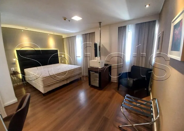 My House Sp Executive Vila Olimpia - Proximo Ao Hospital Sao Luis E Shopping Jk Iguatemi Flat Particular Dentro Do Hotel São Paulo