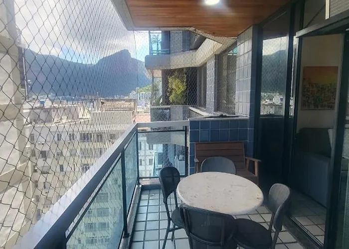 Real Apartments 268 - Apart-Hotel Ipanema Tower 2 Quartos Com Varanda E Vista Lagoa Rio de Janeiro