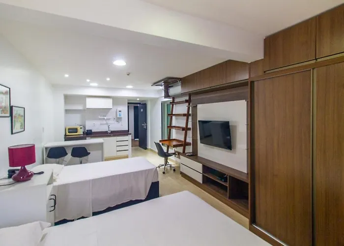1115 Flat Triplo Garvey - Arena Brb Aparthotel Brasília