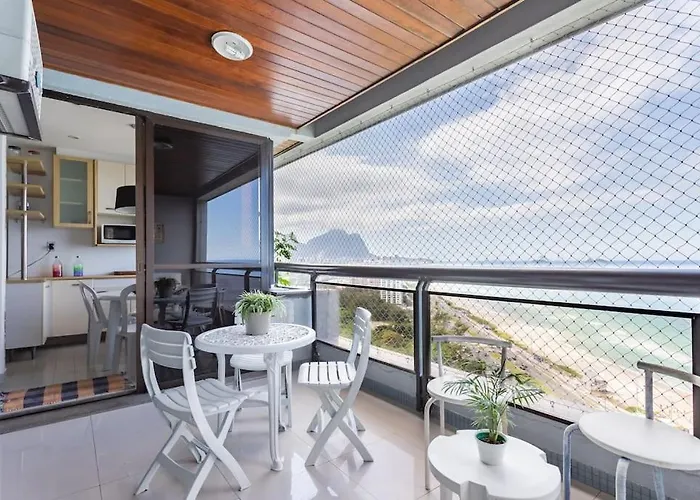 Vista De Cinema Do 19 Andar Da Praia Barra Da Tijuca - Portaria 24H, Estacionamento, Wi-Fi 35Mbps, Ar Condicionado - Banheiro Recem Reformado Rio de Janeiro
