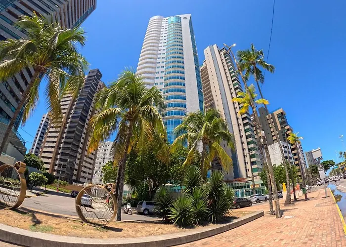 Flat Beira-Mar em Hotel de Alto Padrão - Andar Alto - Vista mar Recife