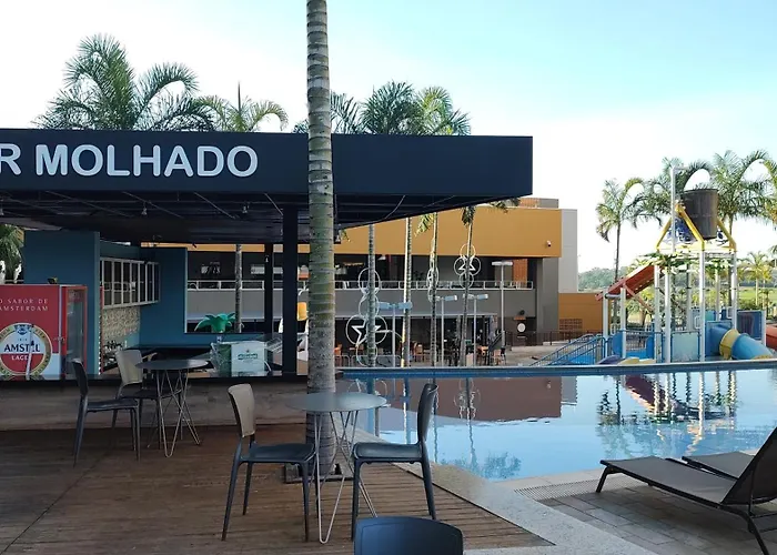 Solar Das Aguas - Resort Em Olimpia - Ap 2 Quartos