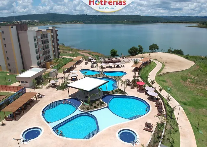 Flat No Praias Do Lago Eco Resort - Hotferias Caldas Novas