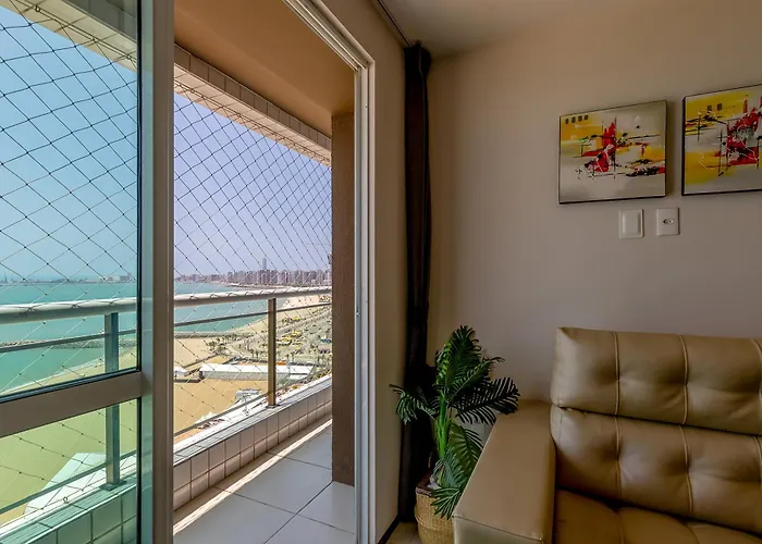 Modern Beachfront Apartment W. Magnificent Seaview Fortaleza 